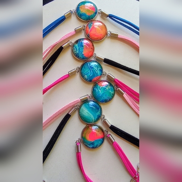 🄷🄰🄽🄳🄼🄰🄳🄴 🄵🄻🅄🄸🄳 🄰🅁🅃 🄱🅁🄰🄲🄴🄻🄴🅃 - Picture 4 of 6